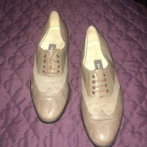 BALLY leather and suede